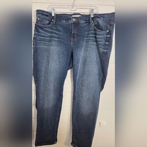Torrid Blue Straight Leg Jeans 22R
